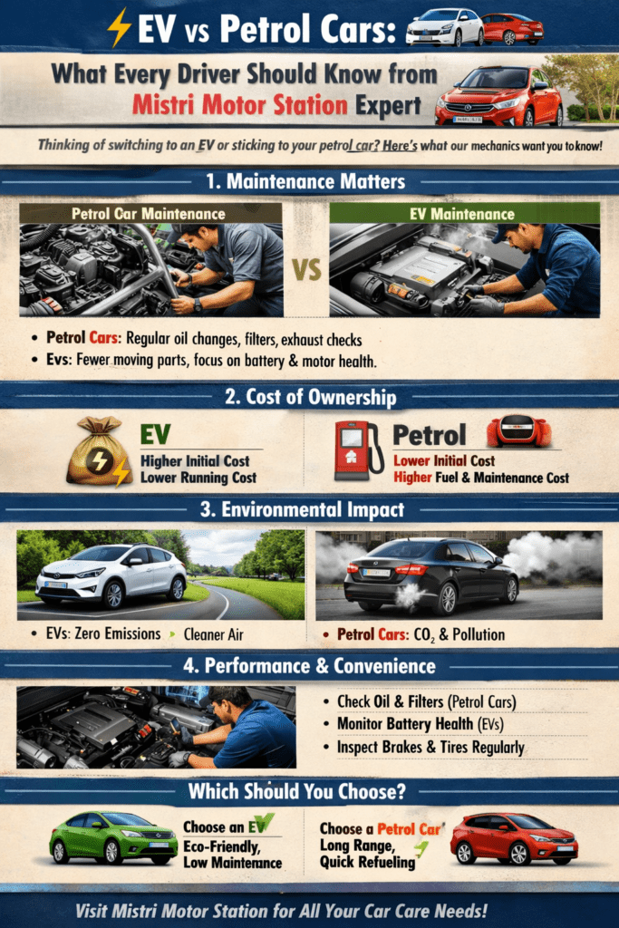 Electric Car vs Petrol Car