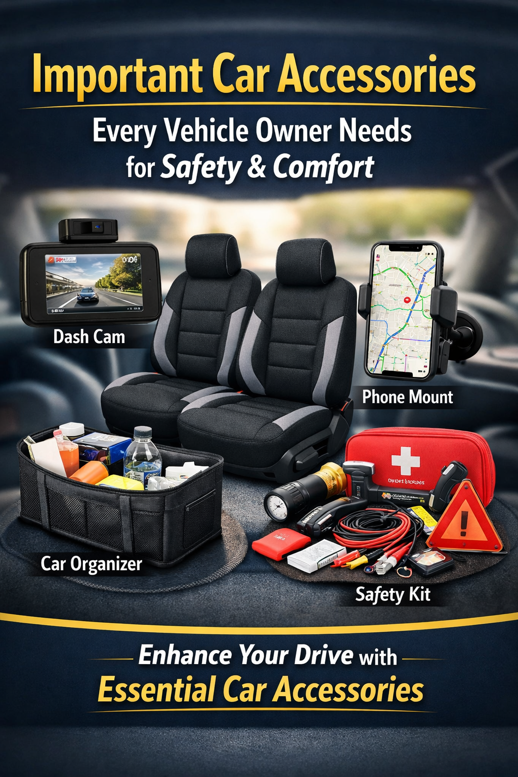 Top 10 Important Car Accessories Every Car Owner Should Have