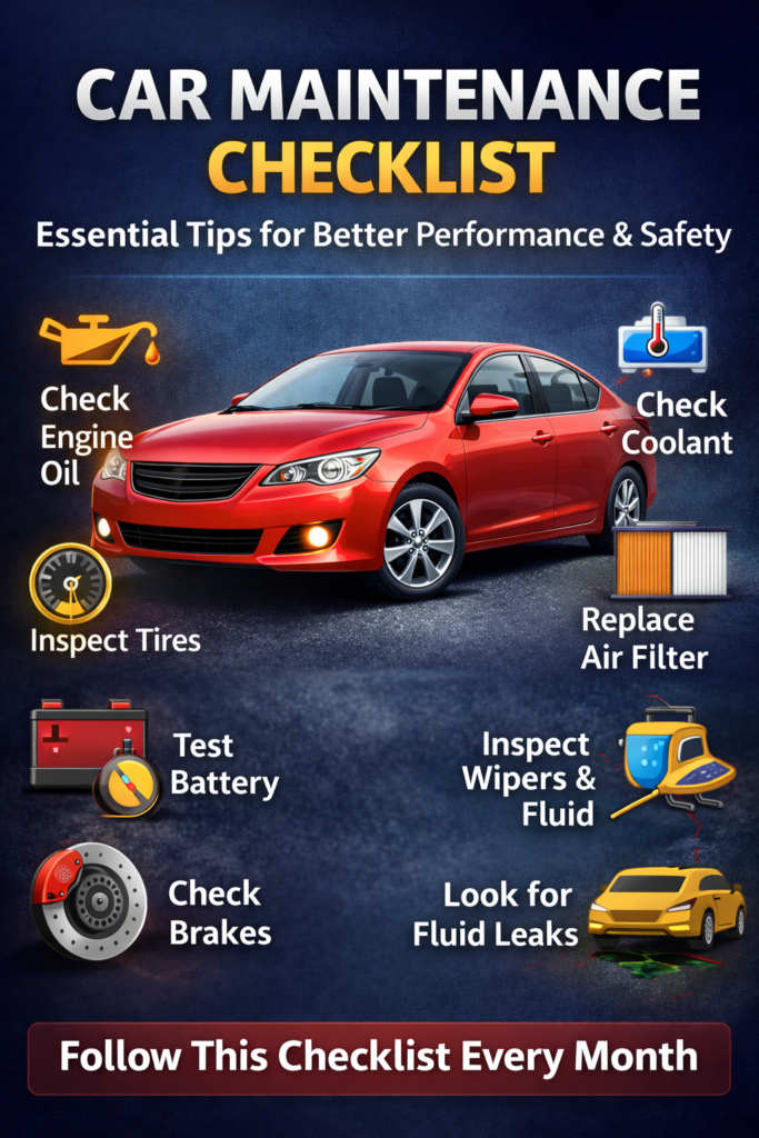 car maintenance checklist