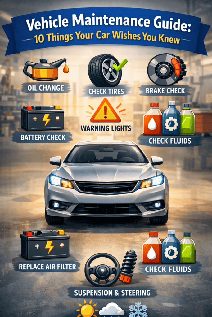 Vehicle maintenance guide