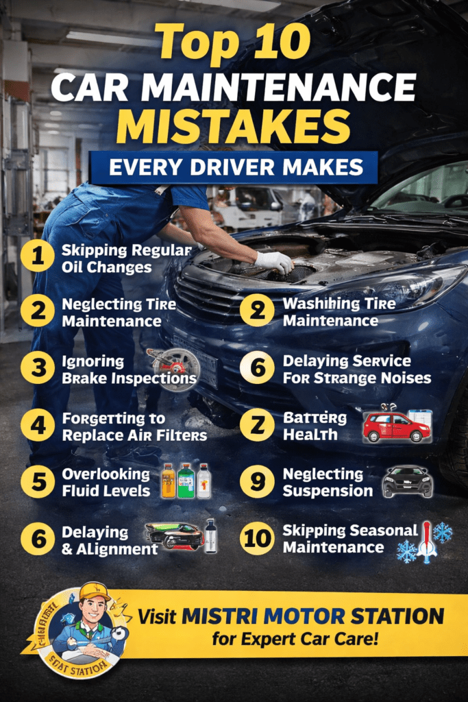 car maintenance mistakes